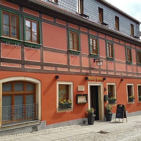 Gasthaus& Pension Zum Roten Haus Hotel Bad Schandau Buitenkant foto