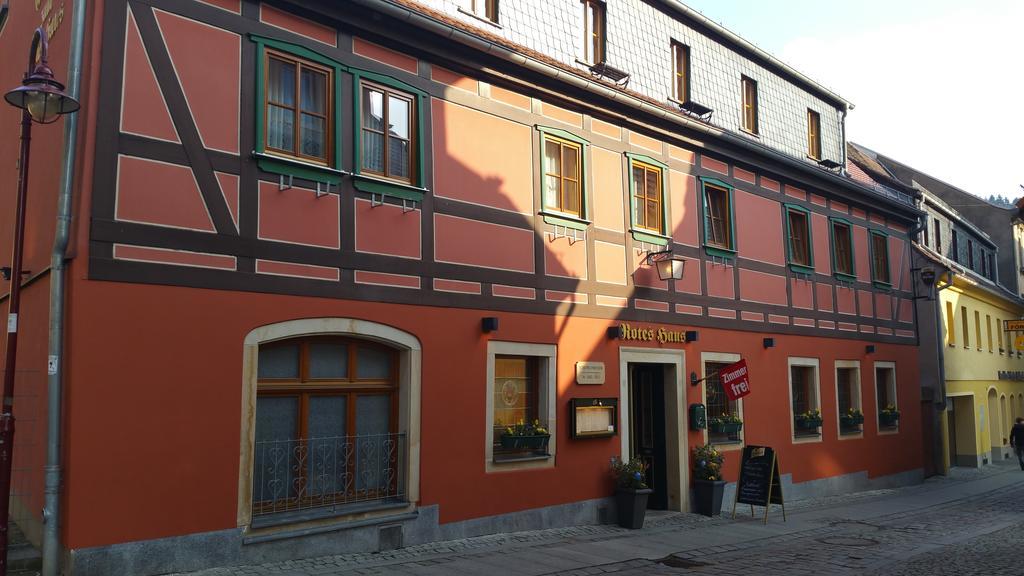 Gasthaus& Pension Zum Roten Haus Hotel Bad Schandau Buitenkant foto